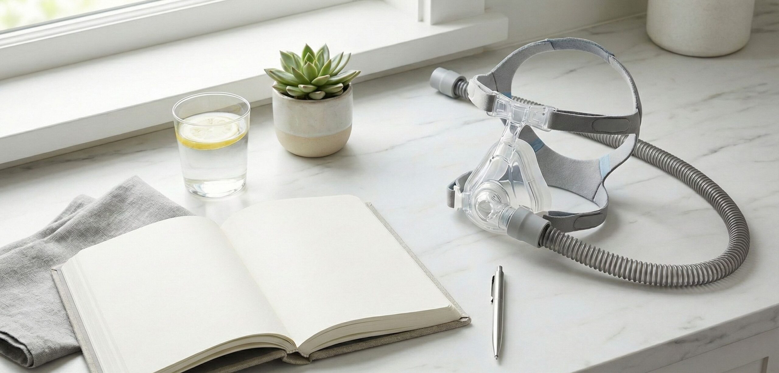 Visualizing Ozempic weight loss CPAP problems showing the conflict between facial fat loss and mask fit