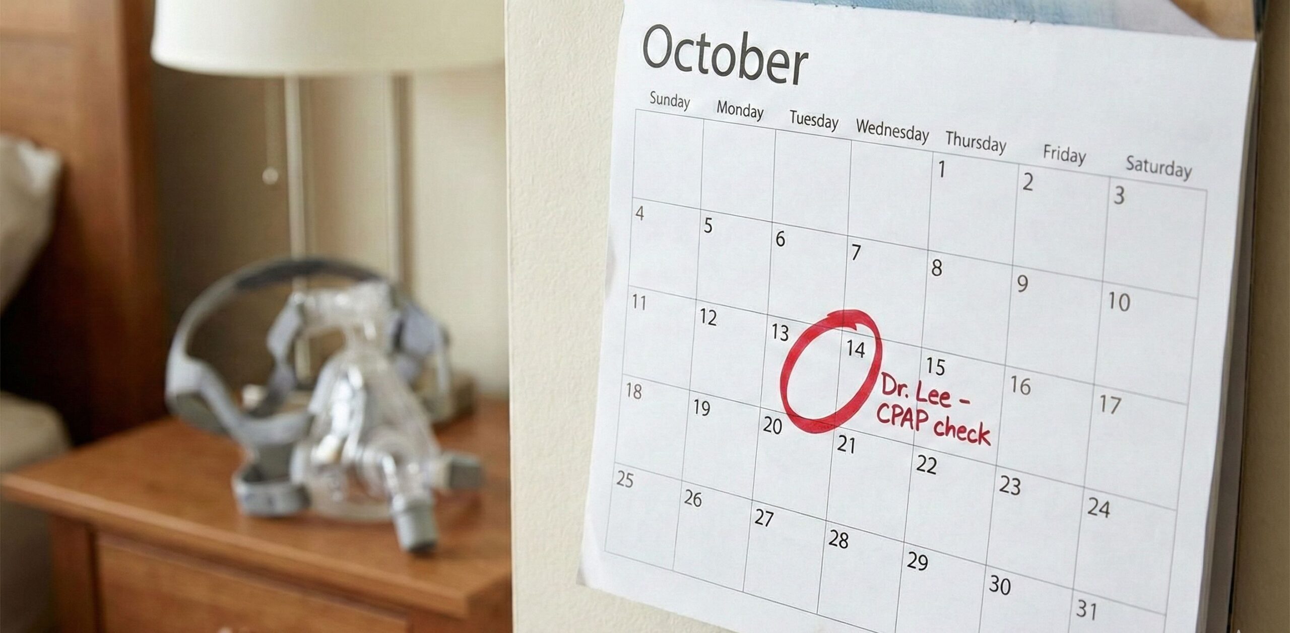 Patient reviewing CPAP data for a titration recheck to decide when to change CPAP pressure